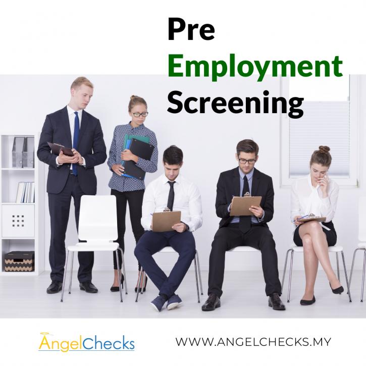 Image for Pre Employment Screening with ID of: 4113584