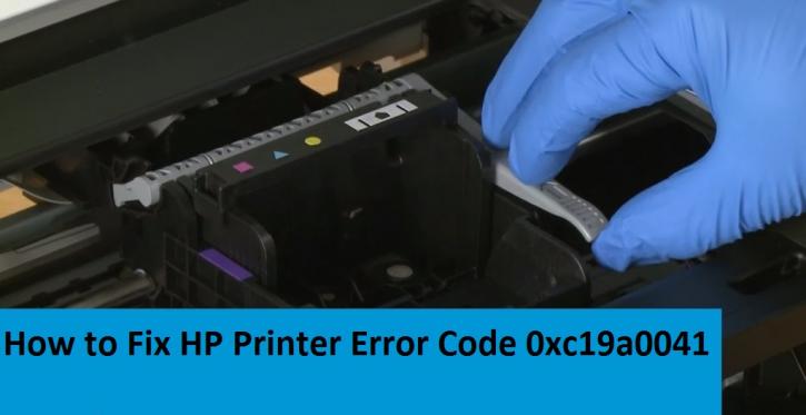 Image for How to Fix HP Printer Error Code 00xc19a0041 with ID of: 4124937