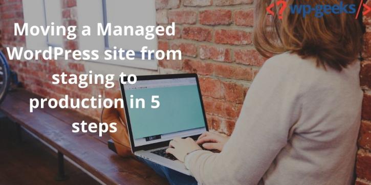 Image for Moving a Managed WordPress site from staging to production in 5 steps with ID of: 4137328