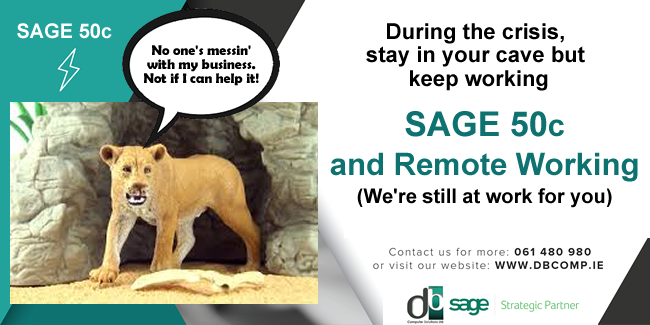 Image for SAGE 50C FROM DB COMPUTER SOLUTIONS with Remote Working with ID of: 4141214