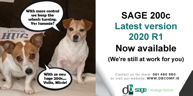 Image for SAGE 200C NEW VERSION 2020 R1 NOW AVAILABLE with ID of: 4192609
