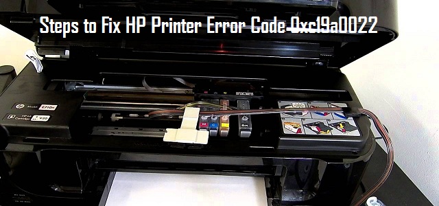 Image for Simple step to Fix HP Printer Error 0xc19a0022 with ID of: 4217908