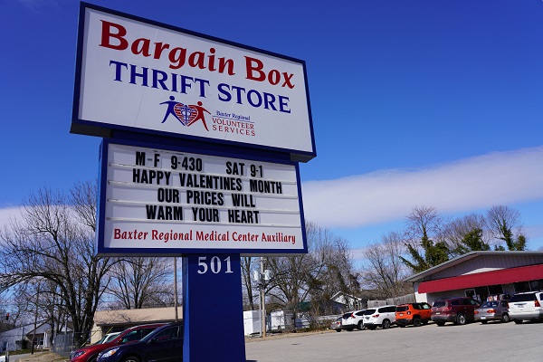 Image for Baxter Regional Mountain Home Bargain Box with ID of: 4221371