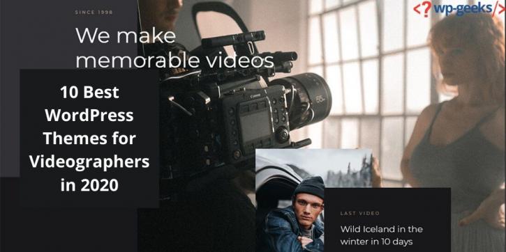 Image for 10 Best WordPress Themes for Videographers in 2020 with ID of: 4289952
