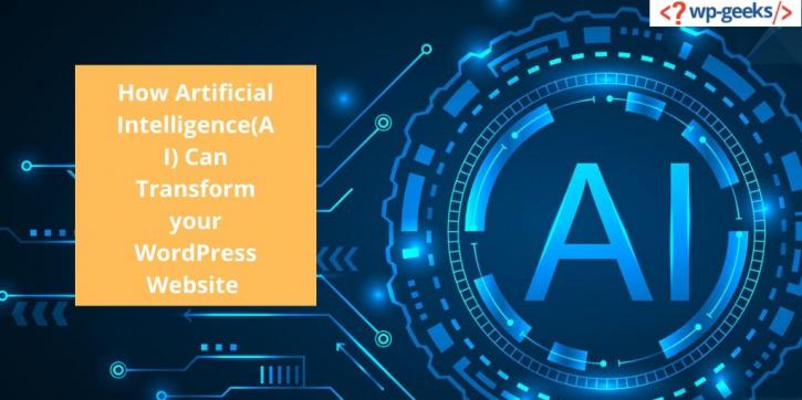 Image for How Artificial Intelligence(AI) Can Transform your WordPress Website with ID of: 4305502