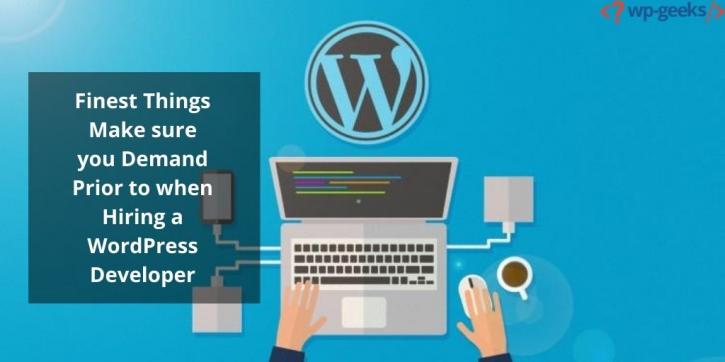 Image for Finest Things Make sure you Demand Prior to when Hiring a WordPress Developer with ID of: 4383950