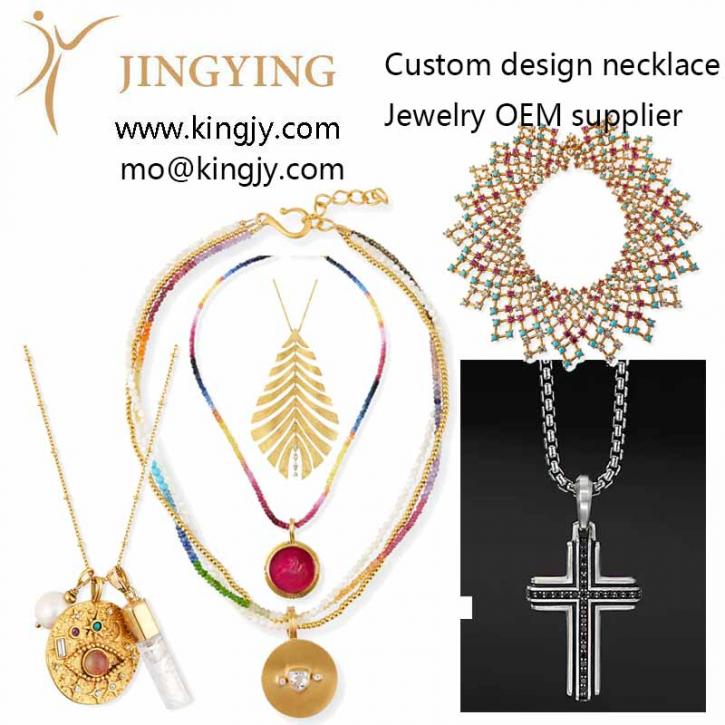 Image for Custom necklace 18k gold 925 sterling OEM manufacturers suppliers with ID of: 4392208