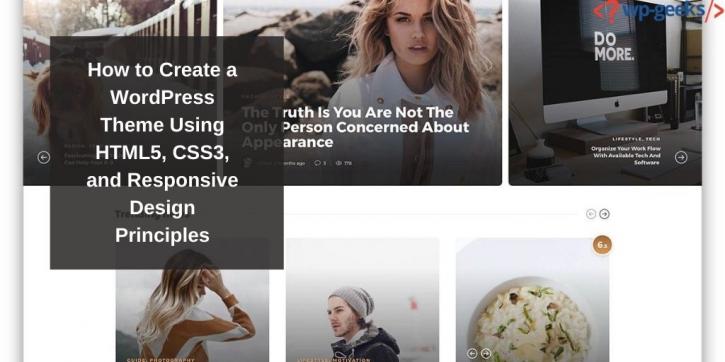 Image for How to Create a WordPress Theme Using HTML5, CSS3, and Responsive Design Principles with ID of: 4392409