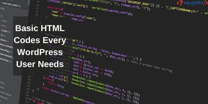Image for Basic HTML Codes Every WordPress User Needs with ID of: 4420545
