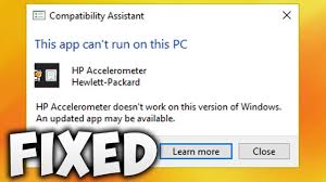 Image for HP Accelerometer Windows 10 Error with ID of: 4426985