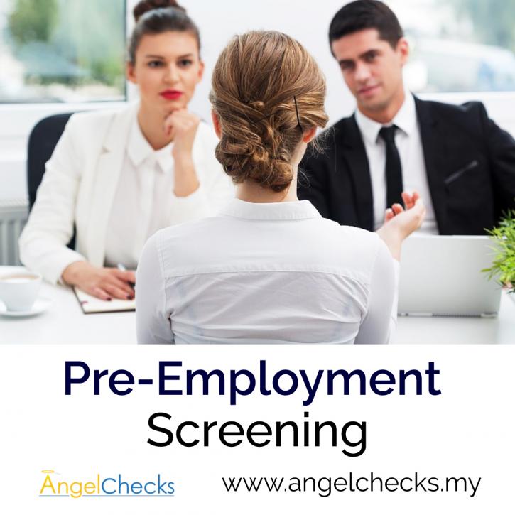 Image for Pre-Employement Screening with ID of: 4456764