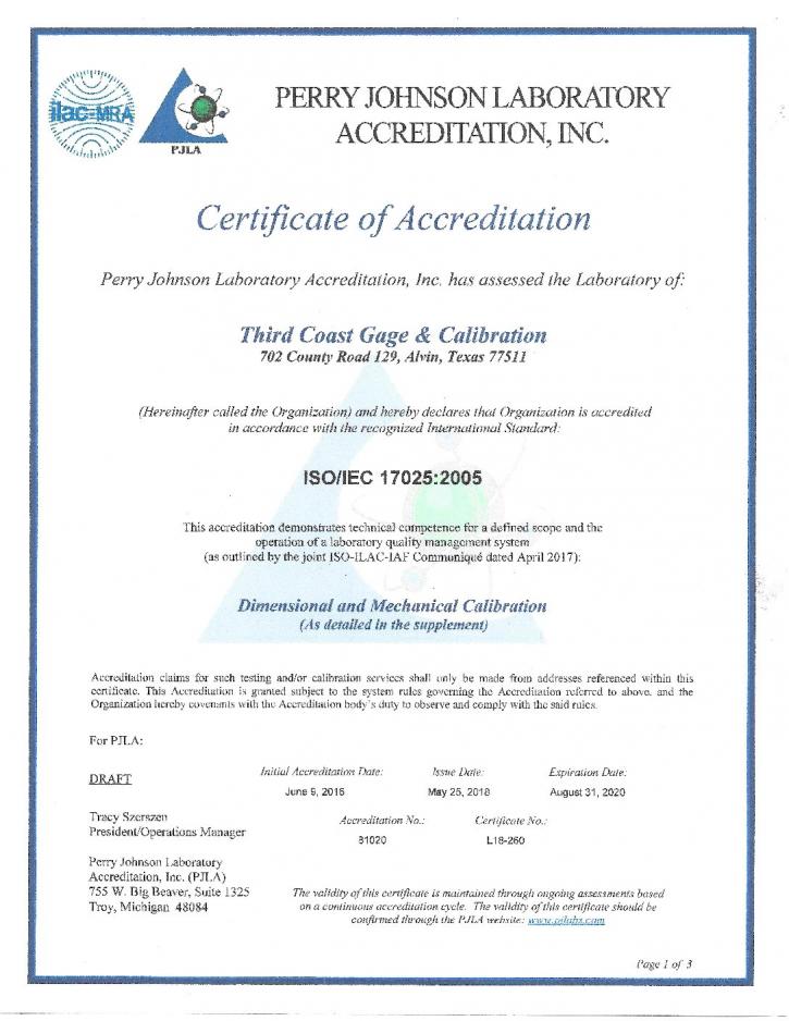 Image for 17025 Certified with ID of: 4467314