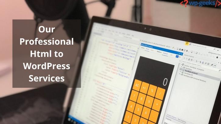 Image for Our Professional Html to WordPress Services with ID of: 4478034