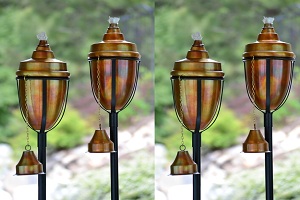 tabletop patio torches