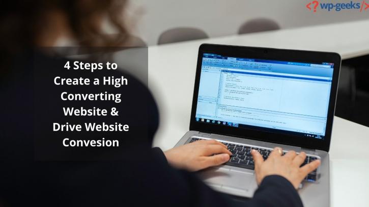 Image for 4 Steps to Create a High Converting Website & Drive Website Convesion with ID of: 4528767