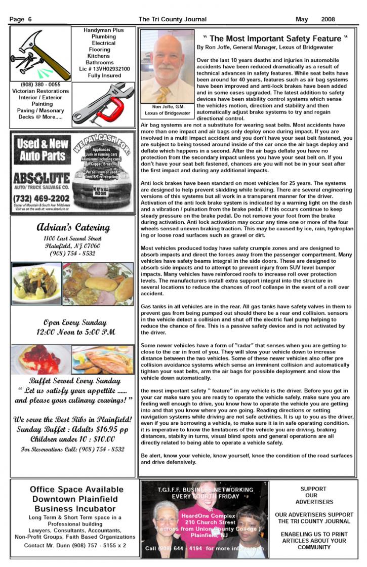 Image for Tricounty Journal May 2008 with ID of: 45589