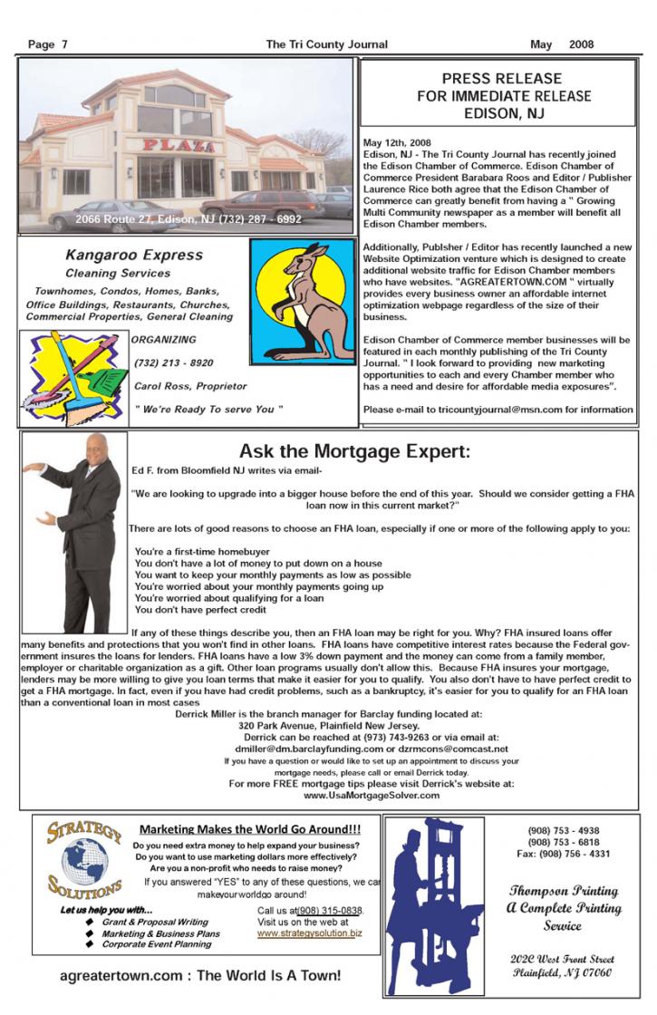 Image for Tricounty Journal May 2008 with ID of: 45590