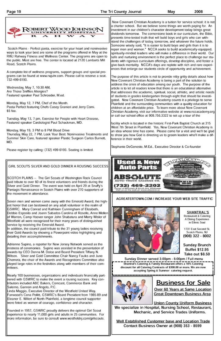 Image for Tricounty Journal May 2008 with ID of: 45602