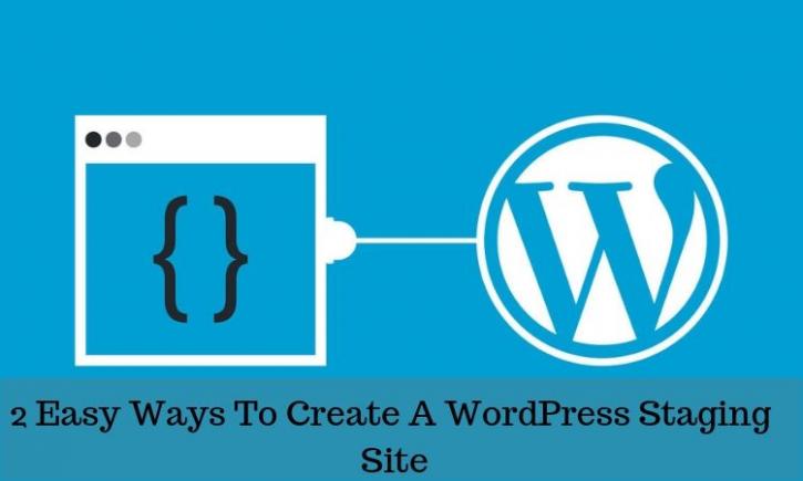 Image for 2 Easy Ways to Create a WordPress Staging Site with ID of: 4570832