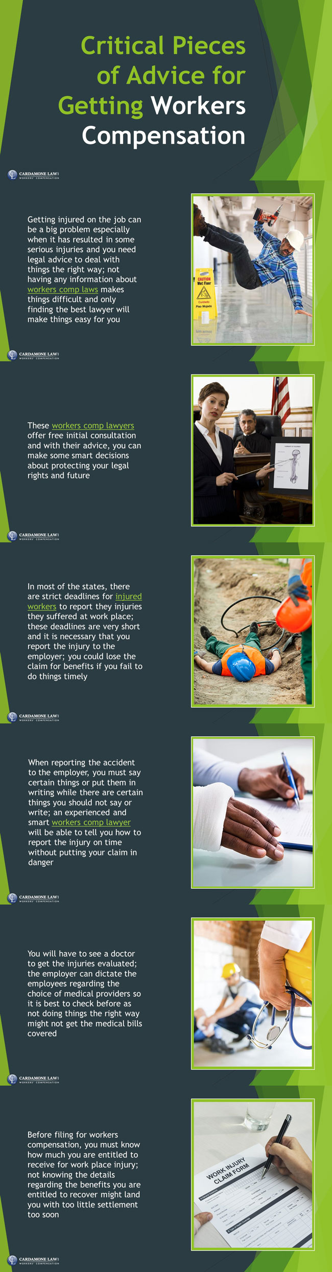 Image for Critical Pieces of Advice for Getting Workers Compensation with ID of: 4576474