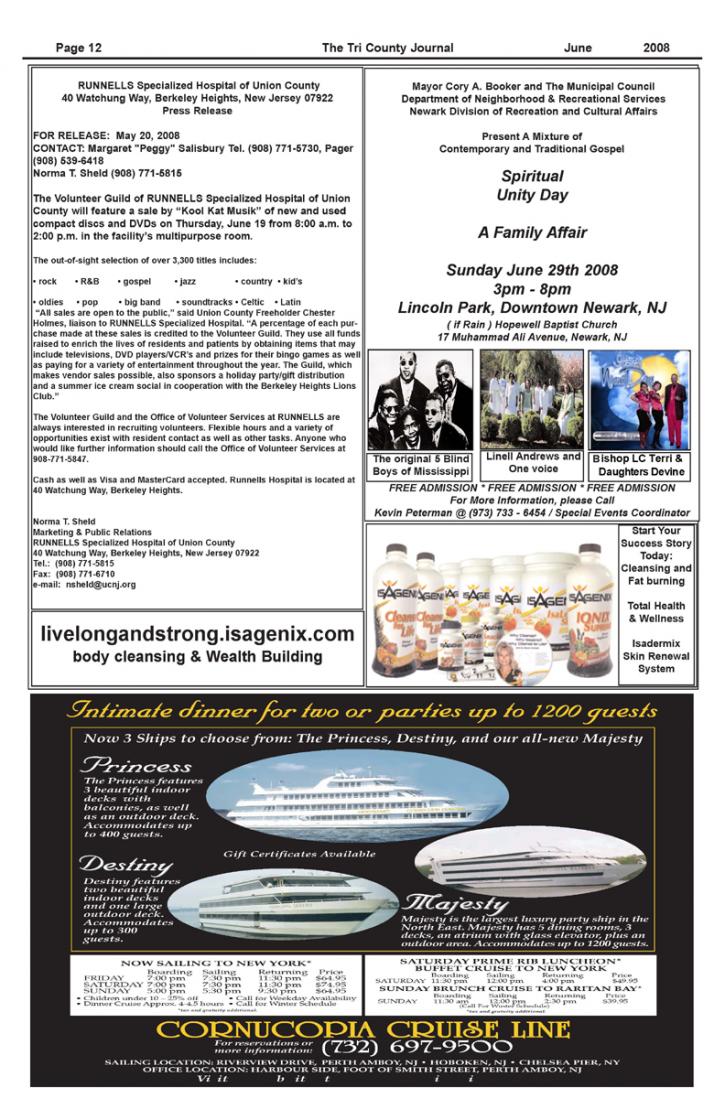 Image for TRICOUNTY JOURNAL JUNE 2008 with ID of: 46033