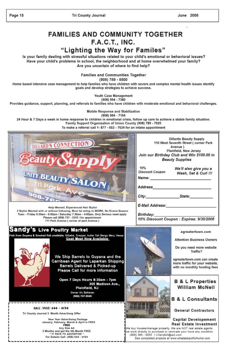 Image for TRICOUNTY JOURNAL JUNE 2008 with ID of: 46036