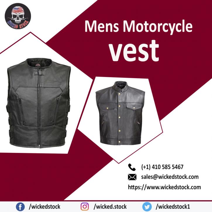 Image for Mens Motorcycle Vest with ID of: 4612711