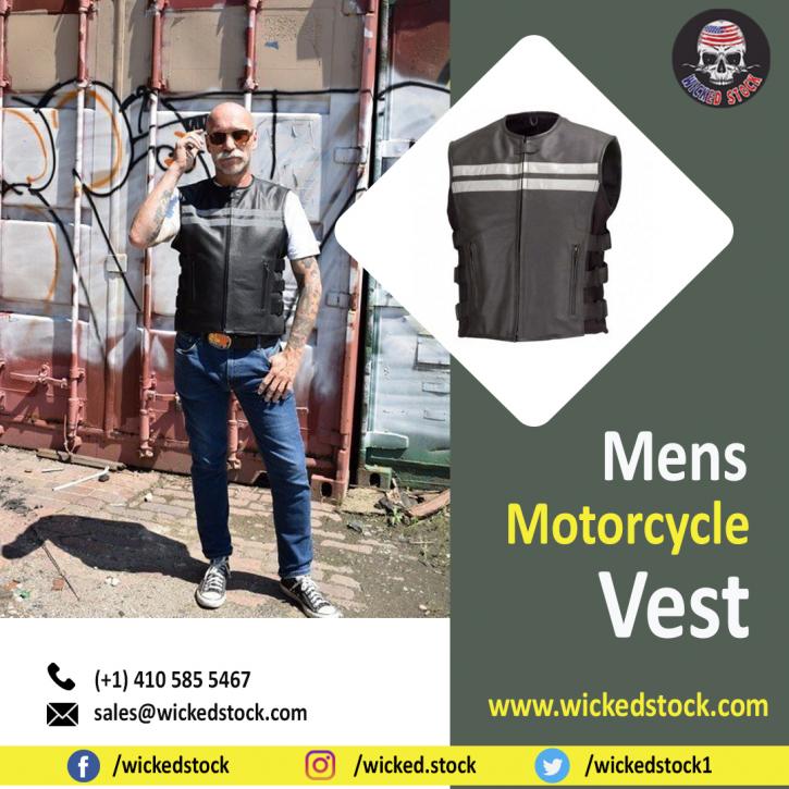Image for Mens Motorcycle Vest with ID of: 4655619