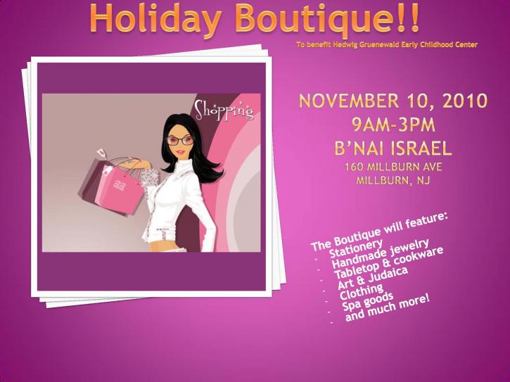 Image for Holiday Boutique with ID of: 467556