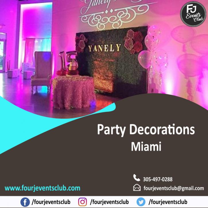Image for Party Decorations Miami with ID of: 4714467
