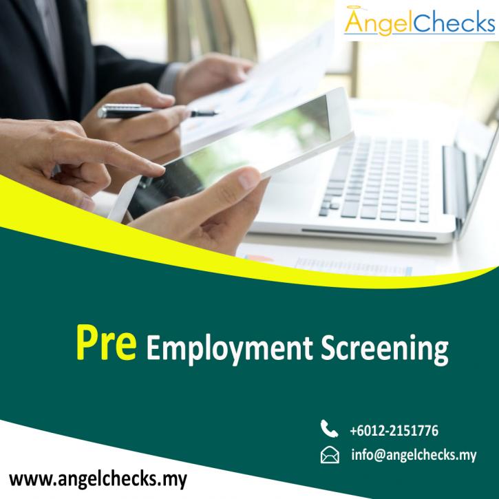 Image for Pre Employment Screening with ID of: 4716986