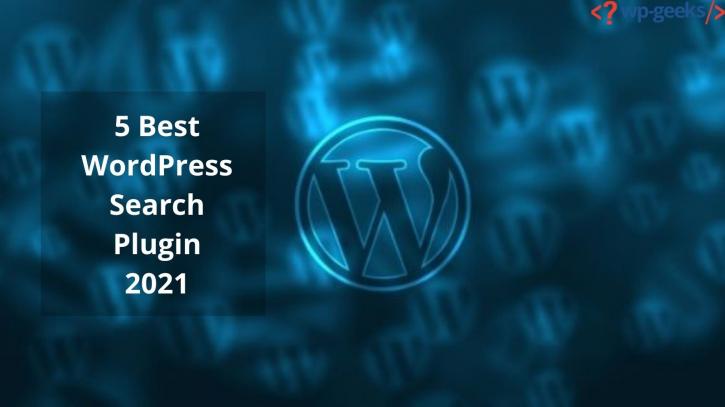Image for 5 Best WordPress Search Plugin 2021 with ID of: 4722736