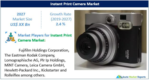 Image for Instant Print Camera Market To Grow With A CAGR Of 2.4% From 2019 To 2027 with ID of: 4823115