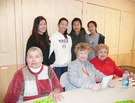 Image for Intergenerational Program Brings Seniors at The Atrium and Students From Northern Highlands High School Together with ID of: 483609