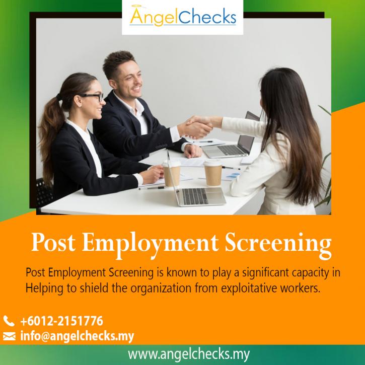 Image for Post Employment Screening with ID of: 4854630
