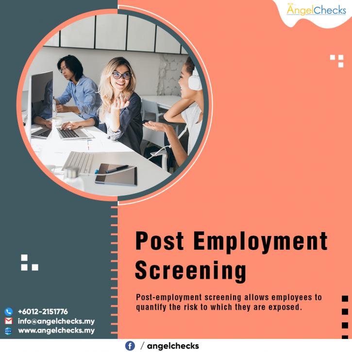 Image for Post Employment Screening with ID of: 4924149