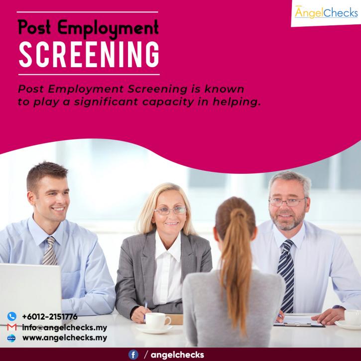 Image for Post Employment Screening with ID of: 4965862