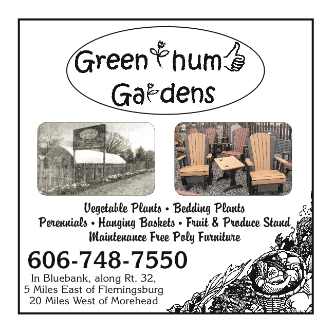 Green Thumb Gardens Plants & Trees Retail Nurseries Flemingsburg, KY