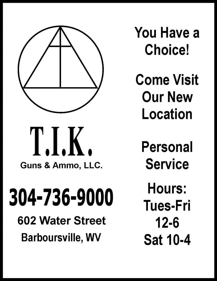 T.I.K. Guns & Ammo, LLC. Gunsmiths Barboursville, WV