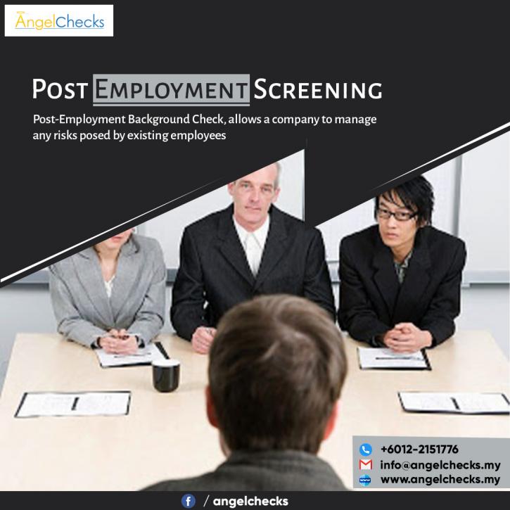 Image for Post Employment Screening with ID of: 5021369