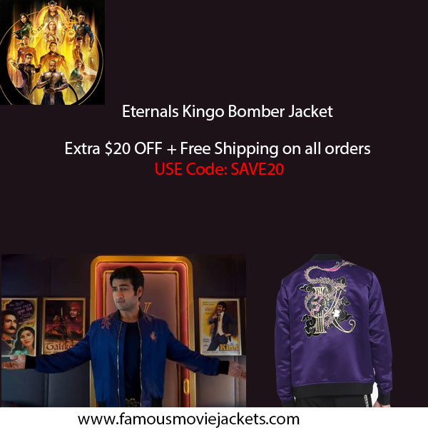 Image for Eternals Kingo Bomber Jacket with ID of: 5045026