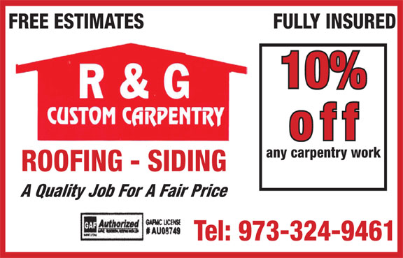 Image for R & G Custom Carpentry - A Quality Job For A Fair Price with ID of: 5140