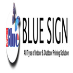 Image for Laminate Door - Blue Sign Print with ID of: 5162571