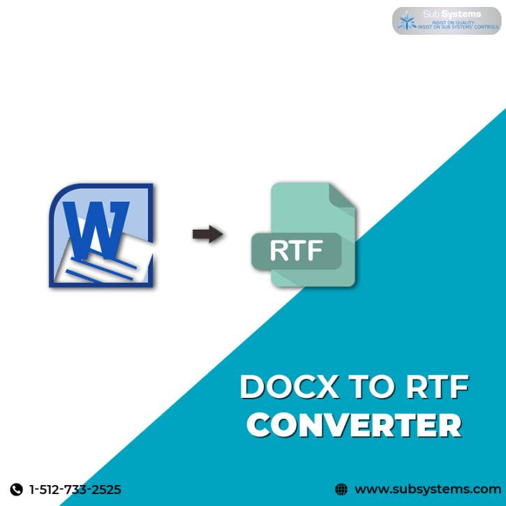 Image for Buy DOCX - RTF Converter a Remarkable Format Converter Tool with ID of: 5212277