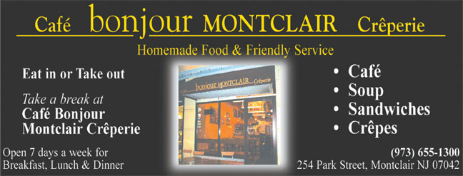 Image for Cafe' bonjour MONTCLAIR Creperie with ID of: 5271