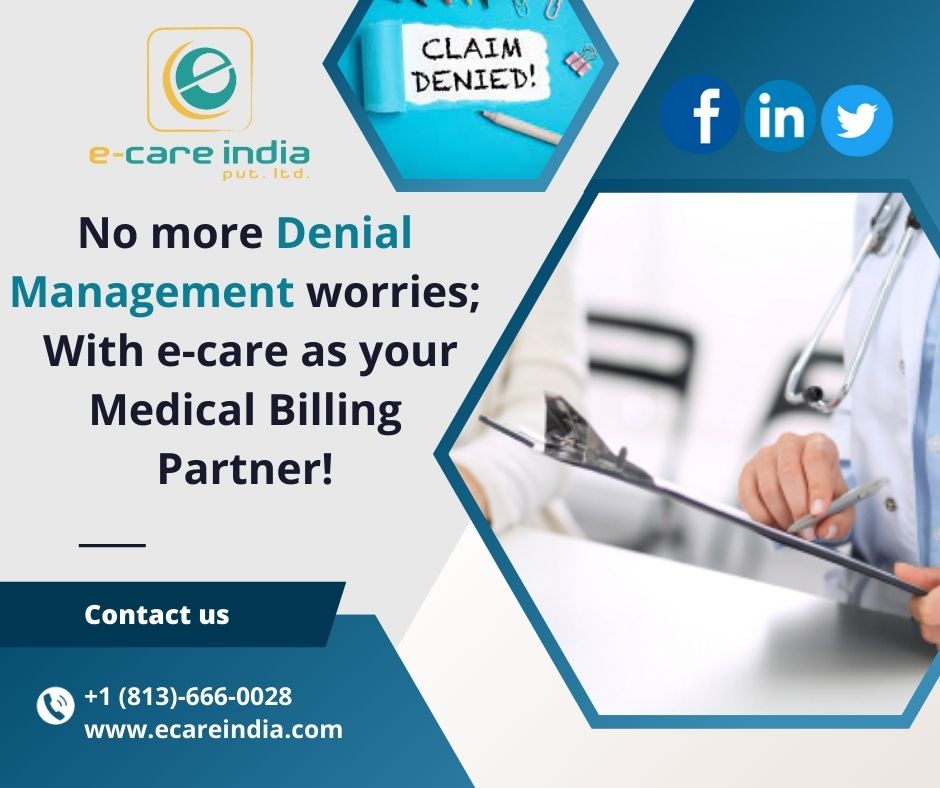 Image for No more Denial Management worries with e-care as your Medical Billing Partner! with ID of: 5515259