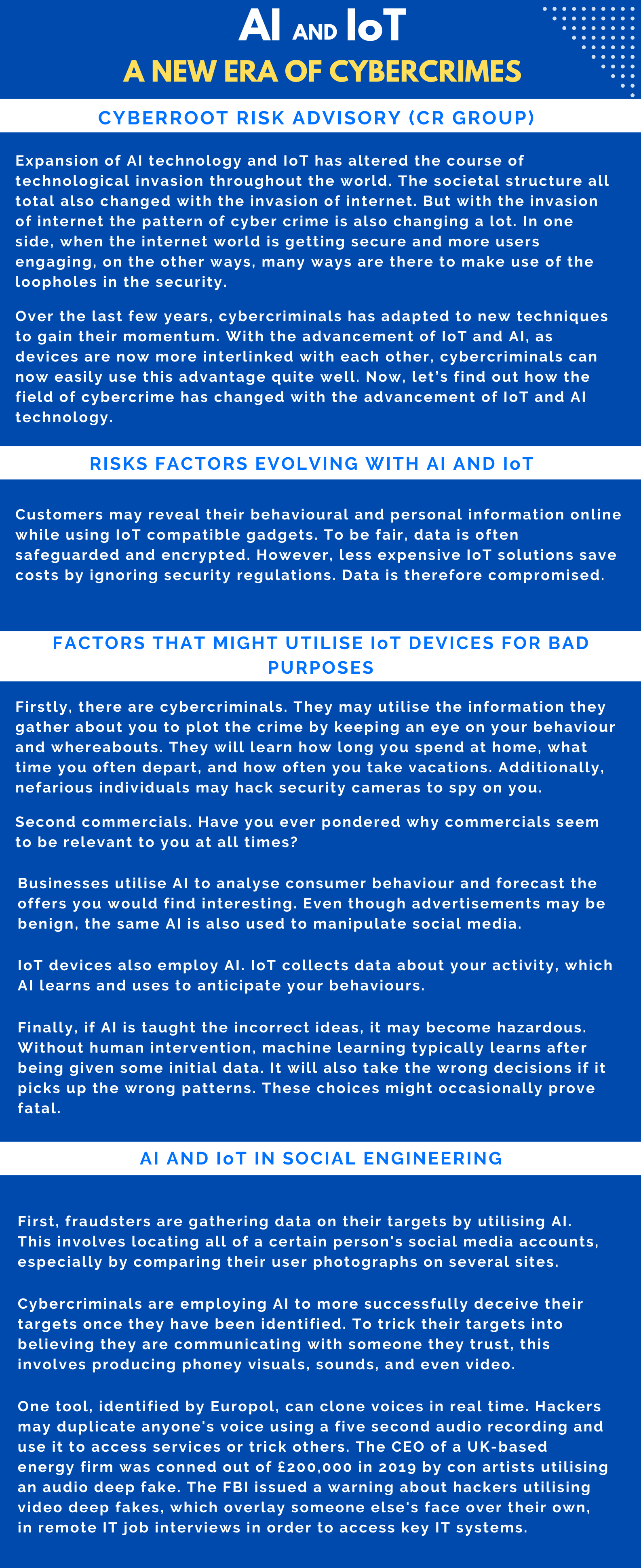 Image for AI and IoT - Cyberroot Risk Advisory (CR Group) with ID of: 5577396