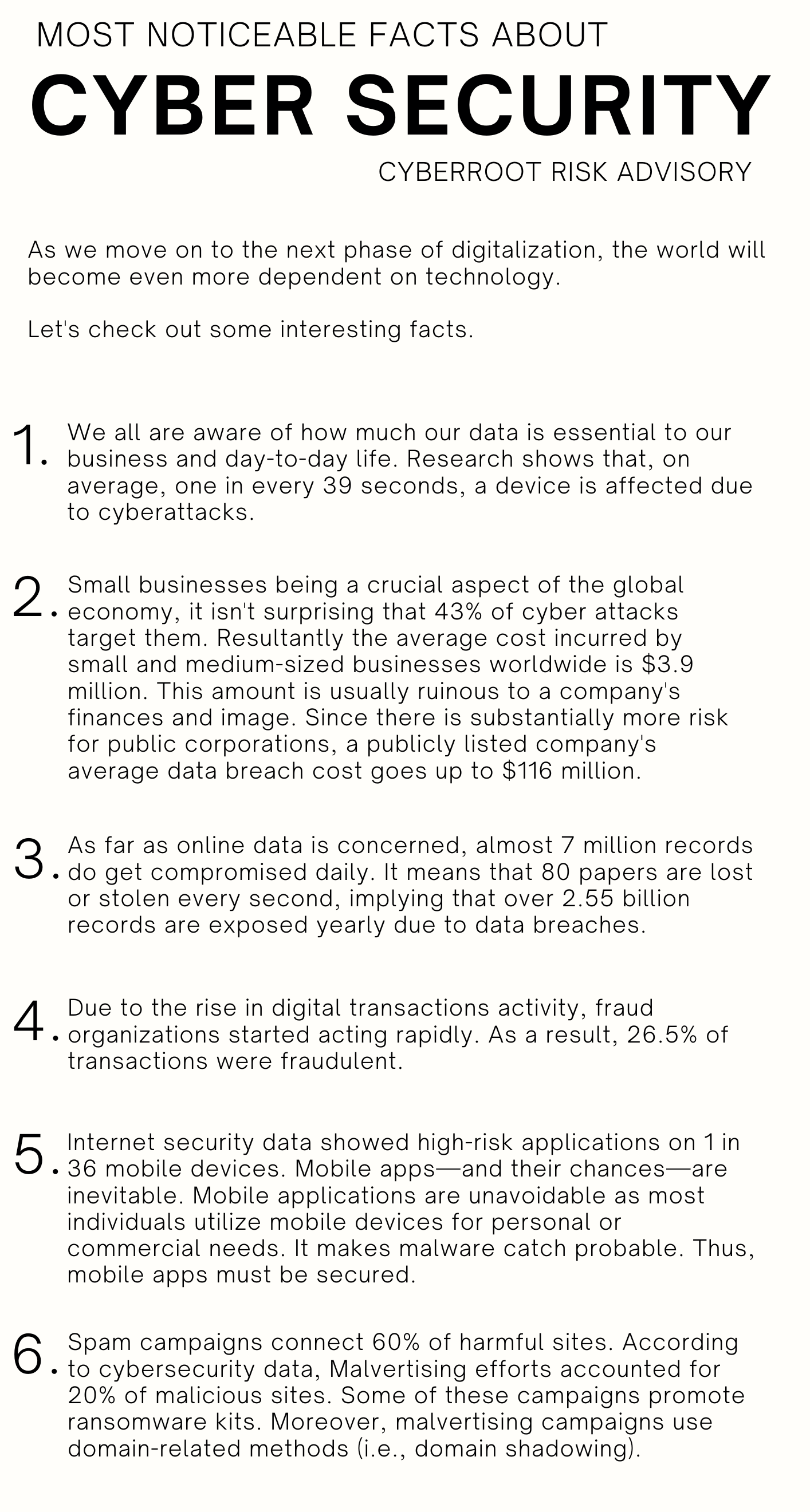 Image for Most Noticeable Facts About Cybersecurity – Cyberroot Risk Advisory with ID of: 5602980