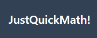 Image for JustQuickMath with ID of: 5609484