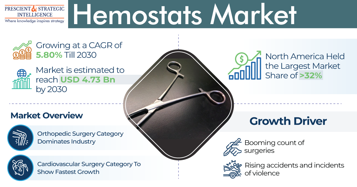 Image for Hemostats Industry Analysis, Leading Players and Demand Forecast Report 2030 with ID of: 5664005